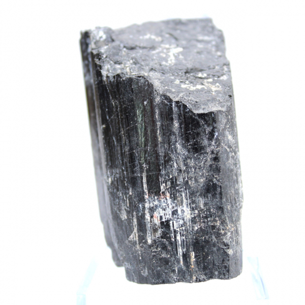 Raw black tourmaline crystal