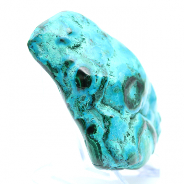 Polished stone Chrysocolla Congo