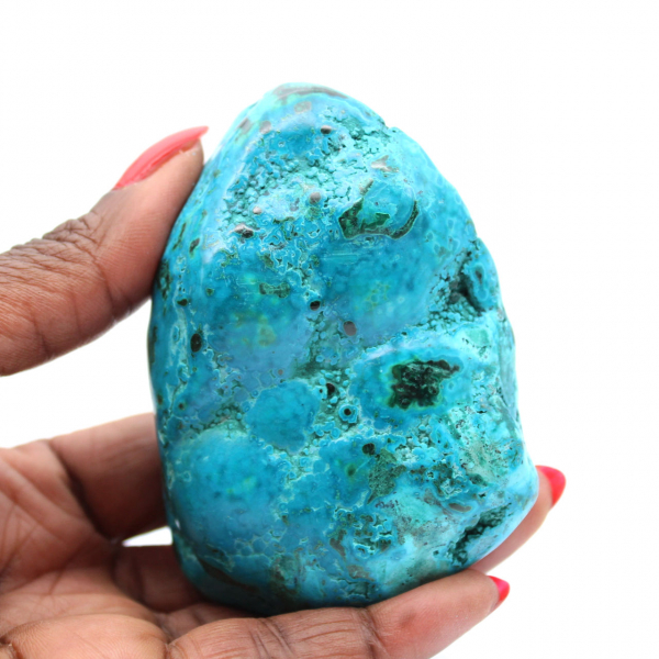 Polished Chrysocolla Ornamental Stone