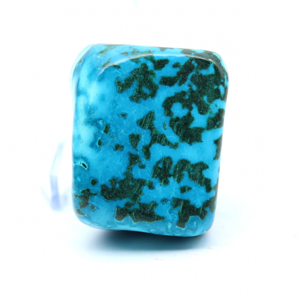 Freeform polished chrysocolla