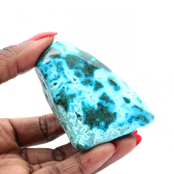 Natural block Chrysocolla Congo
