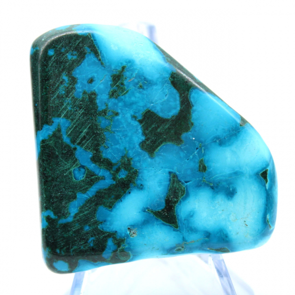 Polished stone in Congo Chrysocolla