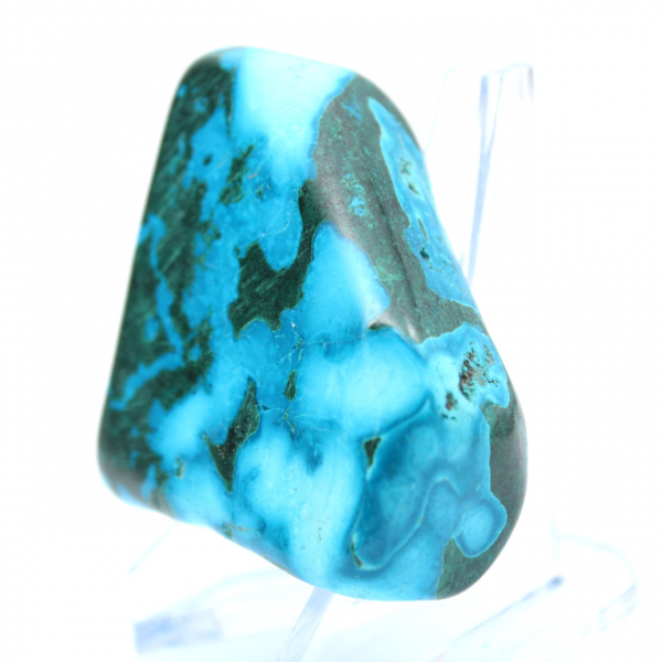 Polished stone in Congo Chrysocolla