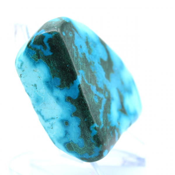 Polished stone in Congo Chrysocolla
