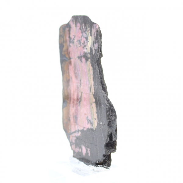 Natural Rhodonite stone raw and unique mineral