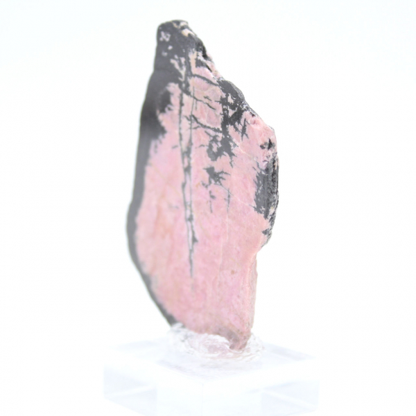 Rhodonite slice for decorative use