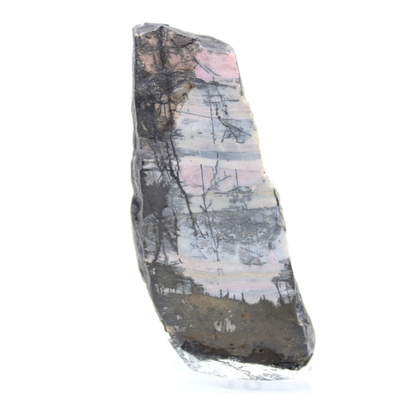 Natural Rhodonite slice ideal for decoration