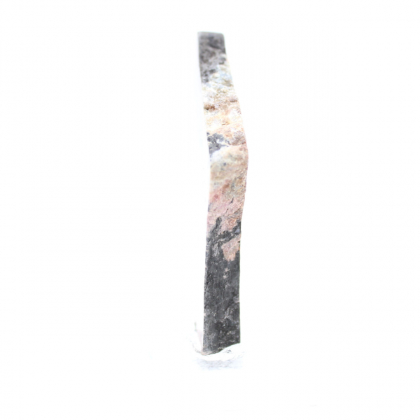 Rhodonite slice for decorative use