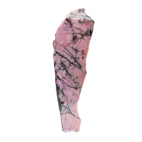 Natural Rhodonite slice for mineral collection