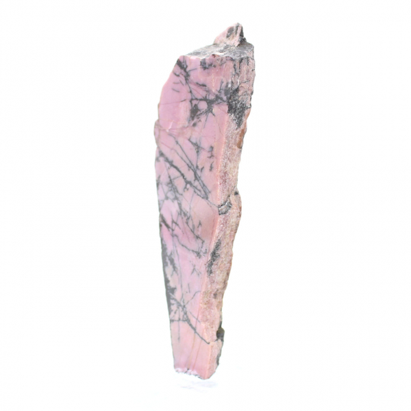 Natural Rhodonite slice for mineral collection