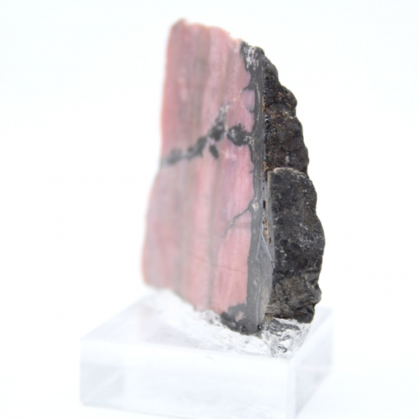 Natural Rhodonite slice ideal for decoration