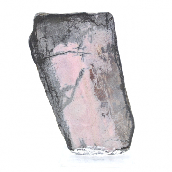 Natural Rhodonite stone raw and unique mineral