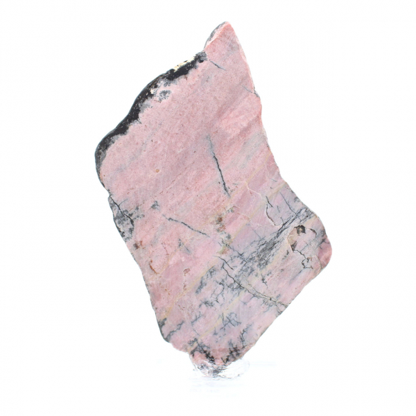 Rhodonite slice for decorative use