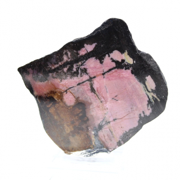 Natural Rhodonite slice ideal for decoration