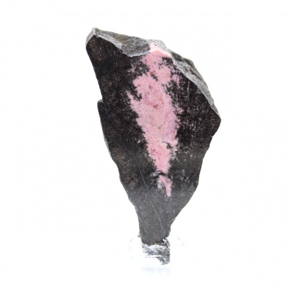 Natural Rhodonite stone raw and unique mineral