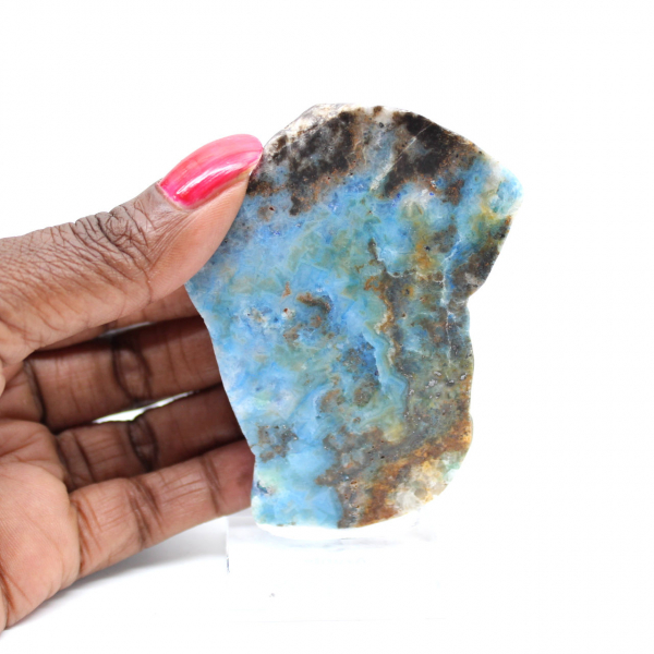 Azurite Malachite slice for ornament
