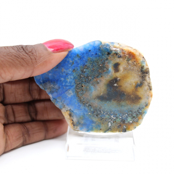 Azurite Malachite slice for mineral collection