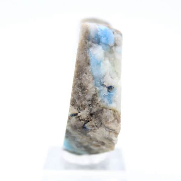 Polished Azurite Malachite slice quality raw mineral