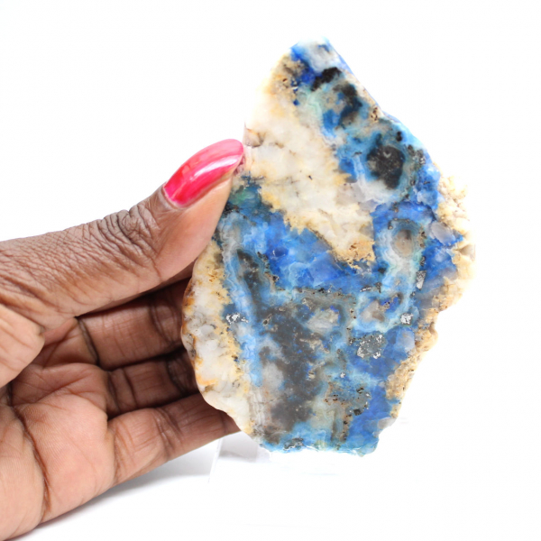 Azurite Malachite slice for mineral collection