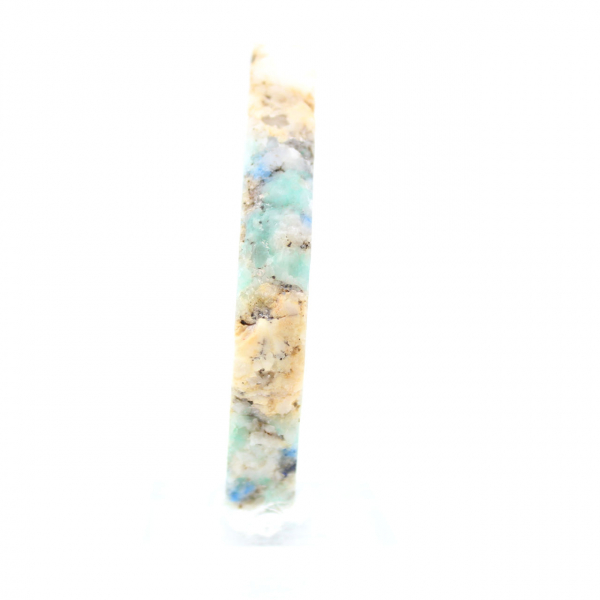 Authentic Azurite Malachite stone slice for decoration