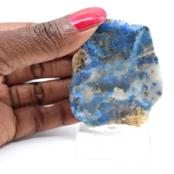 Azurite Malachite stone slice for collection and crafting