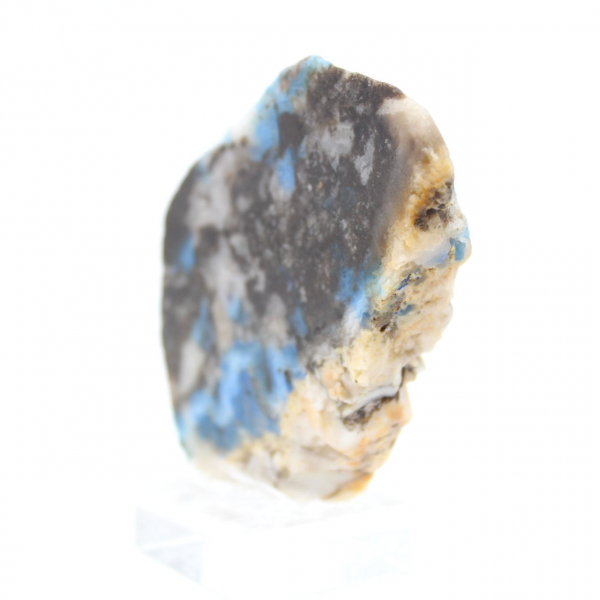 Authentic Azurite Malachite stone slice for decoration