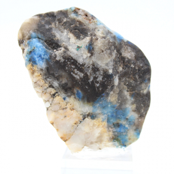 Authentic Azurite Malachite stone slice for decoration