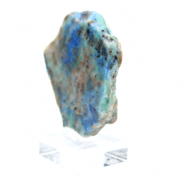 Azurite Malachite stone slice for collection and crafting