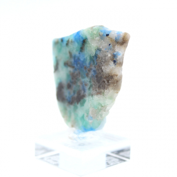 Authentic Azurite Malachite stone slice for decoration