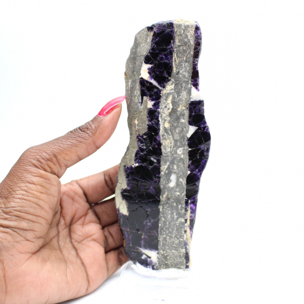 Fluorite and Pyrite slice for mineral collection