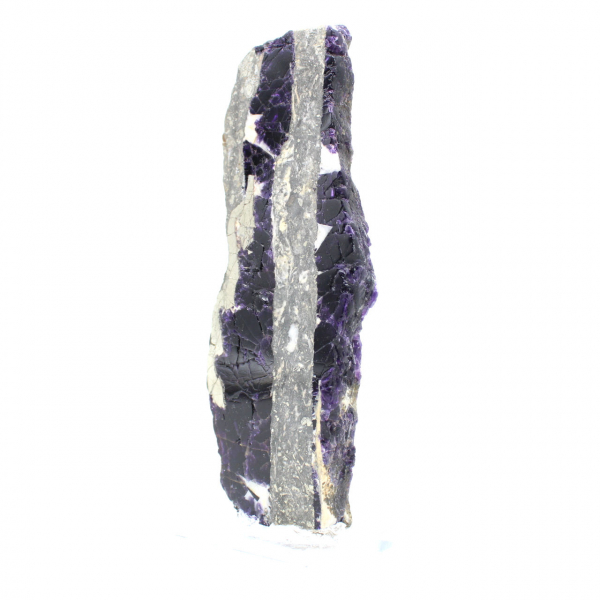 Fluorite and Pyrite slice for mineral collection