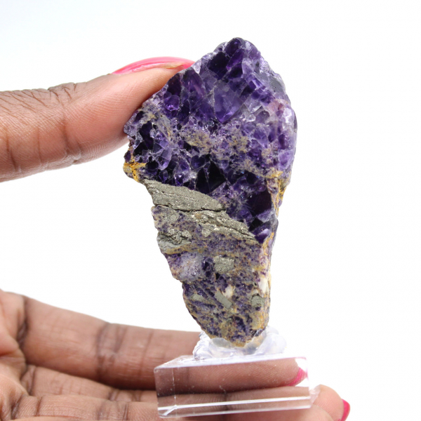 Natural Fluorite Pyrite stone unique mineral