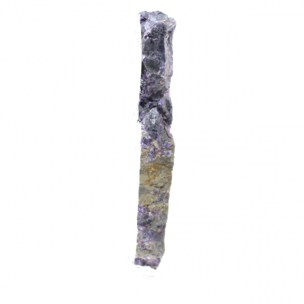 Authentic Fluorite Pyrite slice for decoration