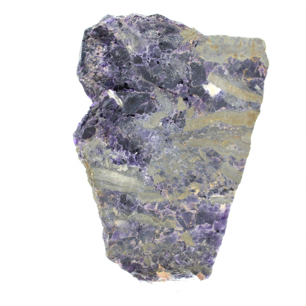 Authentic Fluorite Pyrite slice for decoration
