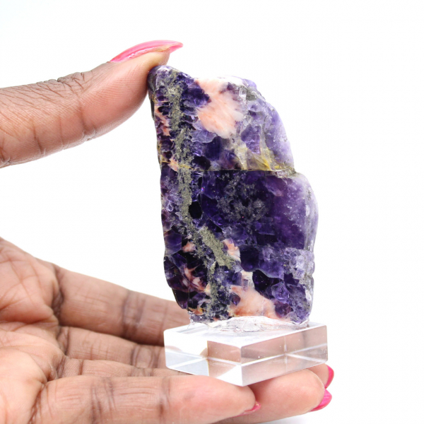 Fluorite Pyrite stone raw mineral for collection