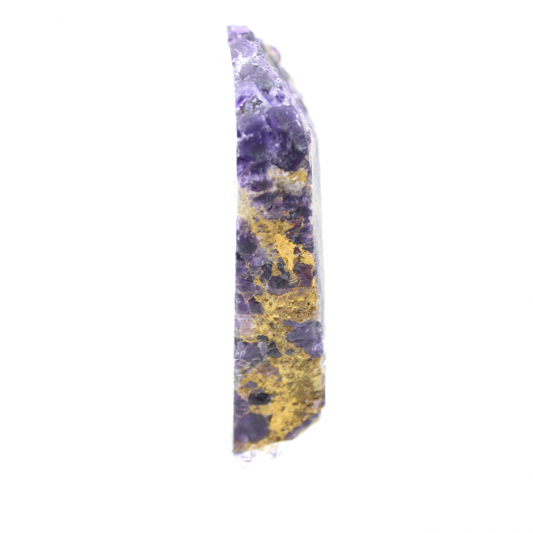 Fluorite and Pyrite slice for mineral collection