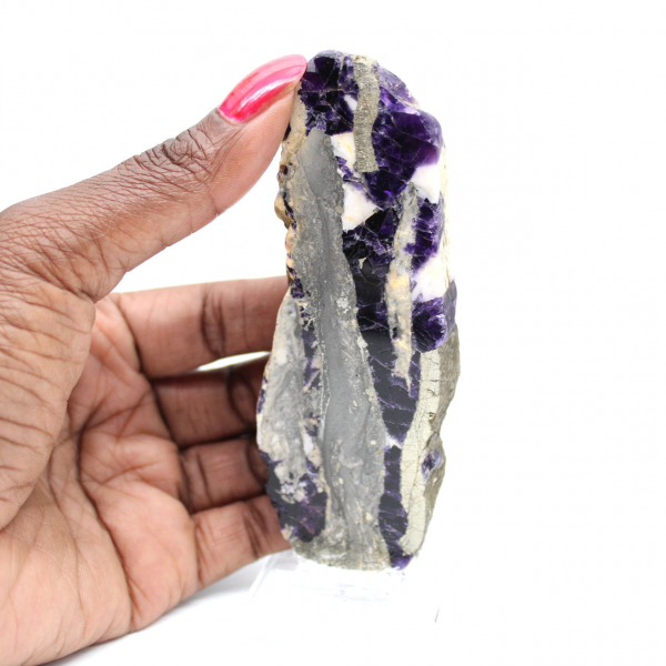 Natural Fluorite Pyrite slice ideal for collection