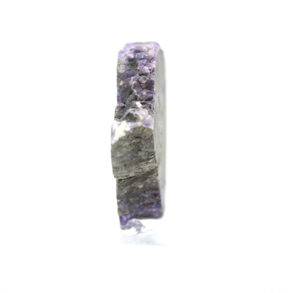 Fluorite and Pyrite slice for mineral collection