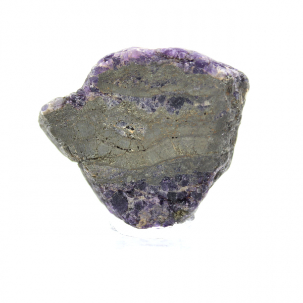 Fluorite and Pyrite slice for mineral collection