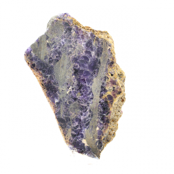 Fluorite and Pyrite slice for mineral collection