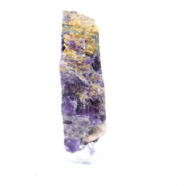 Polished Fluorite Pyrite stone slice