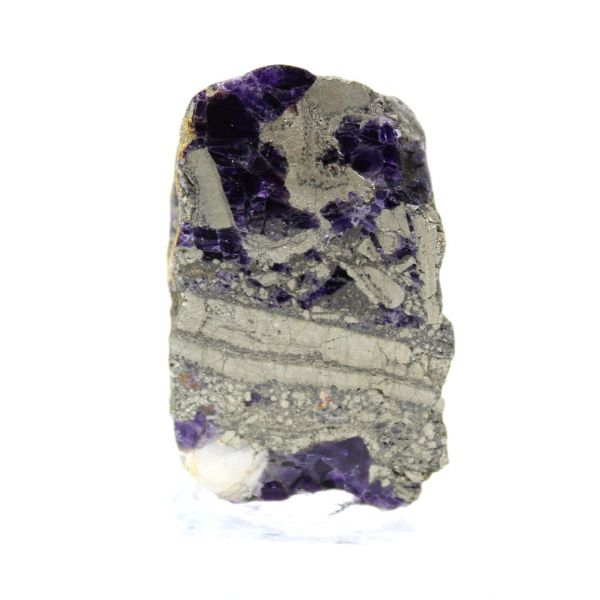 Natural Fluorite Pyrite stone unique mineral