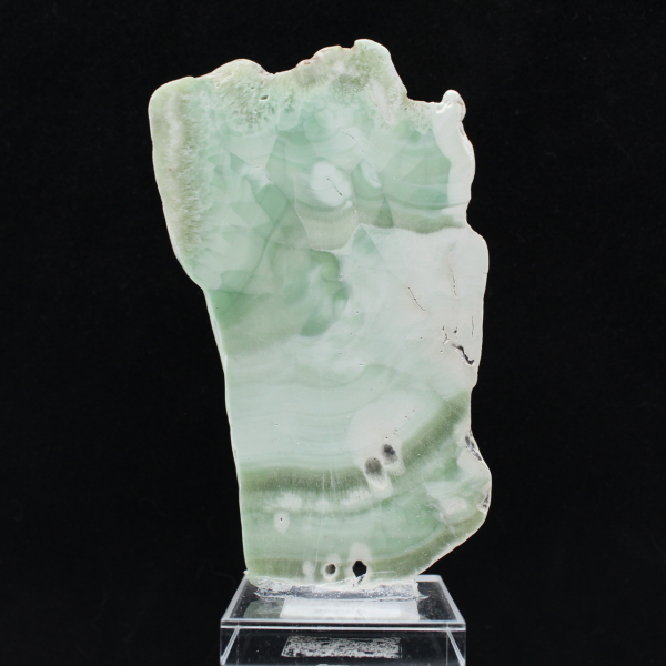 Natural Green Aragonite slice for decoration