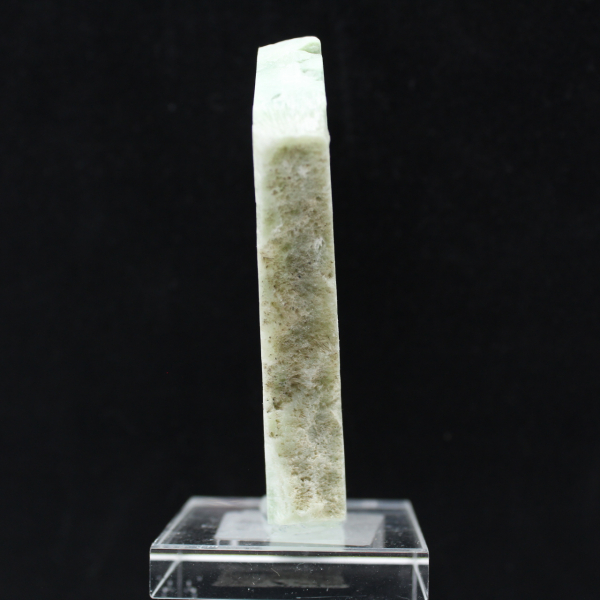 Authentic polished Green Aragonite stone slice