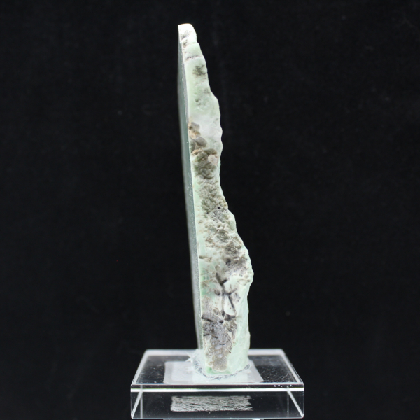 Natural Green Aragonite stone slice