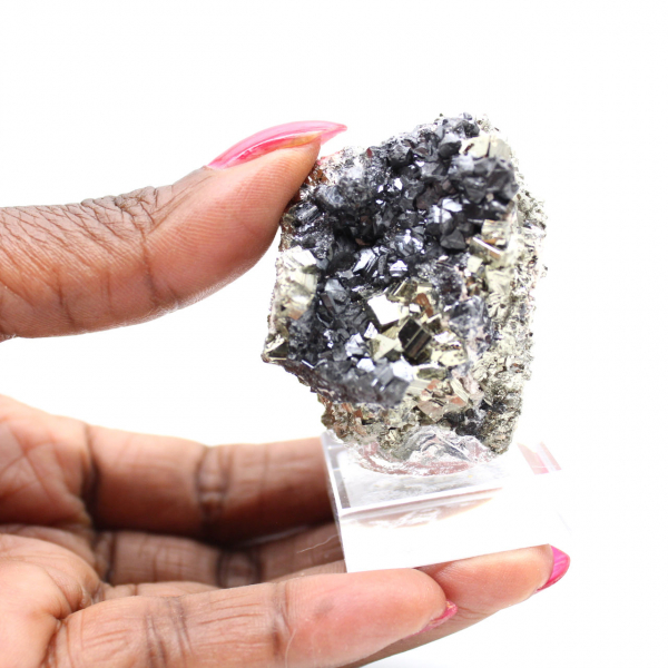 Mineral Sample Pyrite Sphalerite