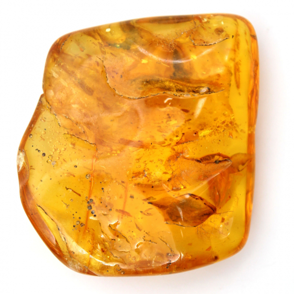 Yellow Baltic Amber Stone – Pebble for Collection