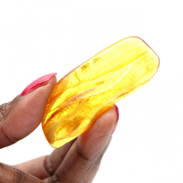 Mini Yellow Amber Pebble – Natural Baltic Stone