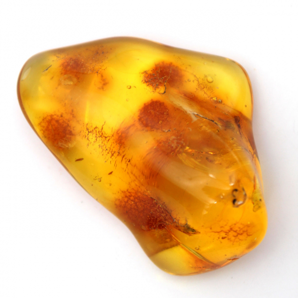 Yellow Amber Pebble, Mineral Object Lithuania – Decorative Specimen