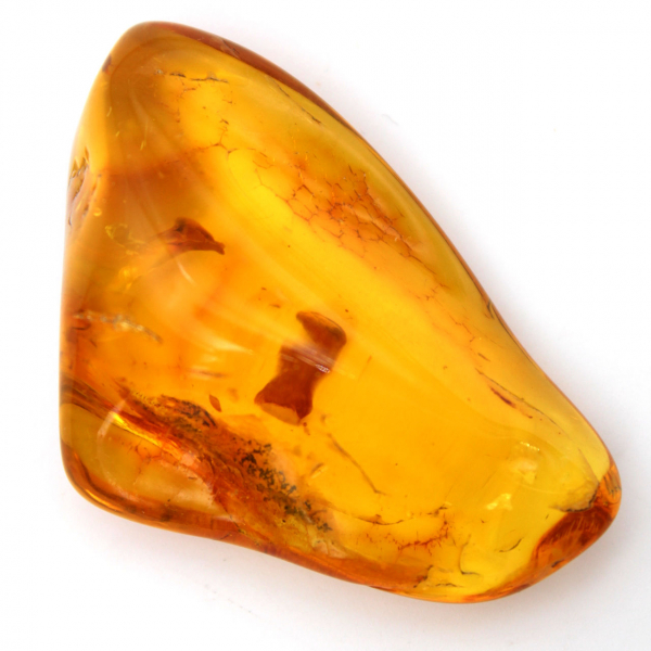 Yellow Baltic Amber – Polished Pebble, Decorative Object